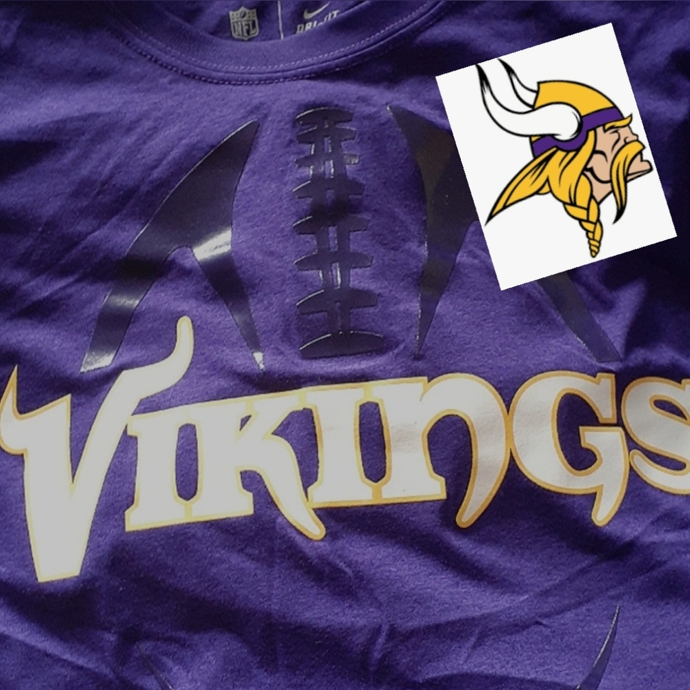 - - NFL NIKE DRI-FIT VIKINGS TEE